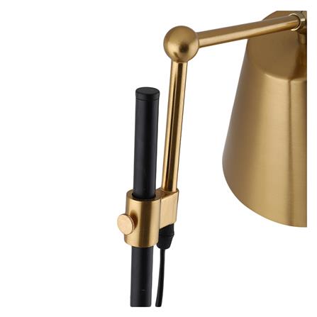 TABLE LAMP CARINI YJ202048 GOLD/BLACK/WHITE