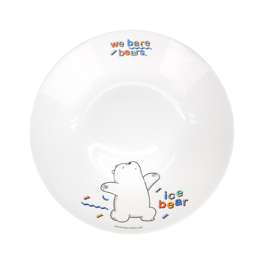 จาน OPAL GLASS ลึก 8.5" KECH WE BEAR BEARS_ICE BEAR