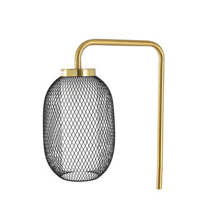 FLOOR LAMP CARINI L714 ANTIQUE BLACK/BLACK