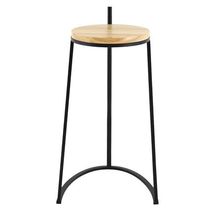 FLOOR LAMP CARINI L715 WHITE/BLACK/WOOD