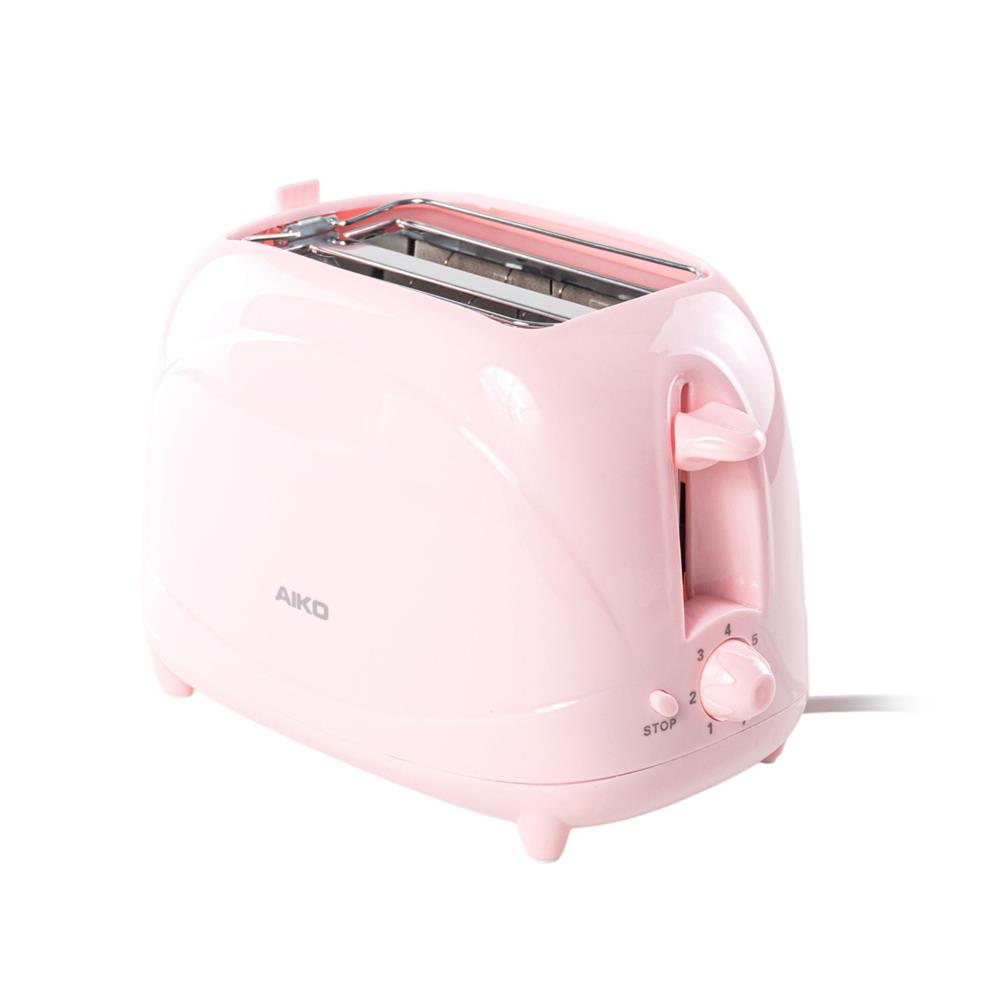 เครื่องปิ้งขนมปัง AIKO AK-808 สีชมพู