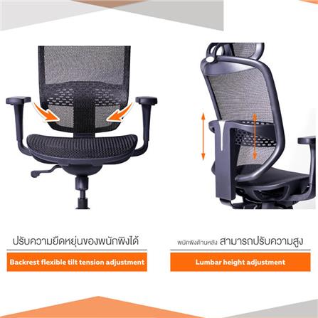 เก้าอี้เพื่อสุขภาพ ERGOTREND ERGO-JOY-PRO สีดำ_5