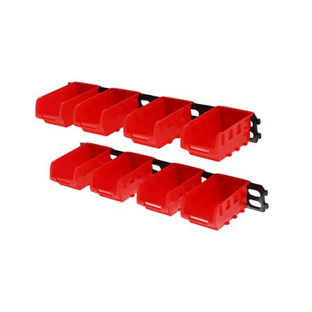 WALL-MOUNTED TOOL STORAGE BIN MATALL RK-1049 BLACK-RED