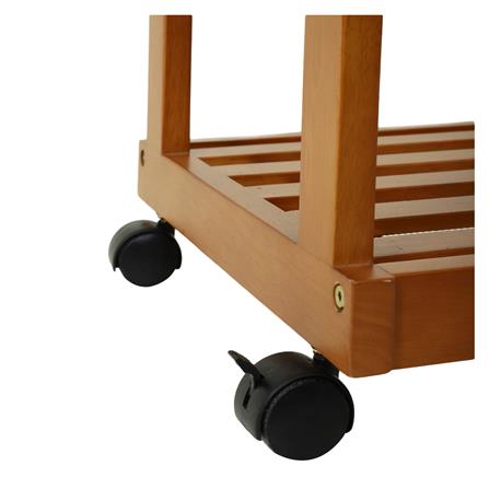 ราวแขวนผ้าไม้+ชั้นวางของ 2 ชั้น PLIM MEDIS_4