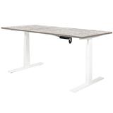 โต๊ะทำงานปรับระดับ ERGOTREND SIT 2 STAND Gen2A 180 ซม. สี CONCRETE/ขาว