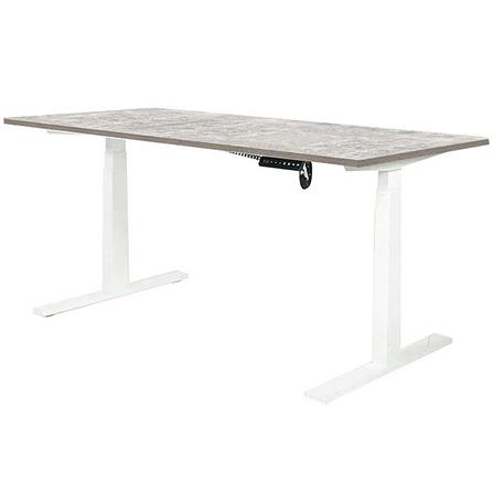 โต๊ะทำงานปรับระดับ ERGOTREND SIT 2 STAND GEN2 180 ซม. สี CONCRETE/ขาว_0