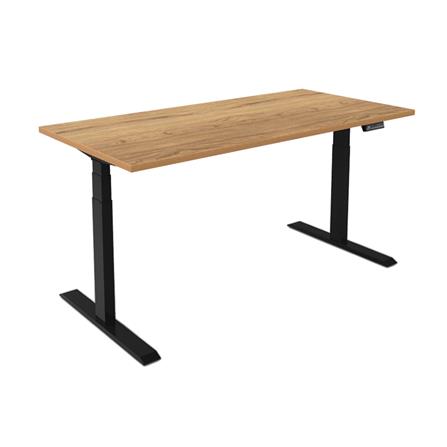 โต๊ะทำงานปรับระดับ ERGOTREND SIT 2 STAND GEN2 120 ซม. สี VINTAGE OAK/ดำ_1
