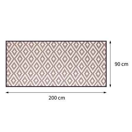 เสื่ออเนกประสงค์ MAT-ER MERRY MERRY 90x200 ซม. สีน้ำตาล_3