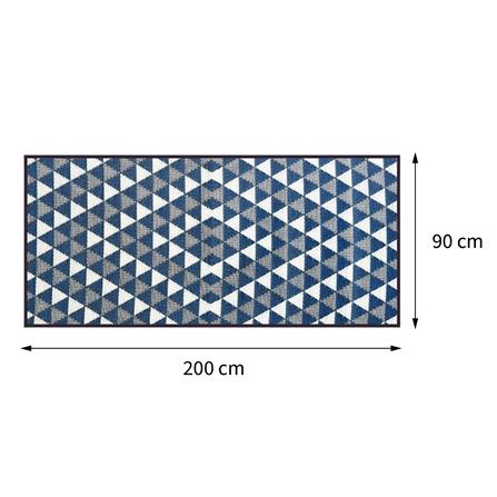 เสื่ออเนกประสงค์ MAT-ER TRIMOND 90x200 ซม. สีน้ำเงิน/ขาว_4