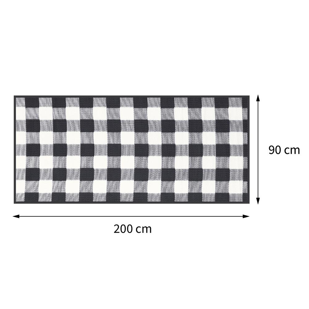 เสื่ออเนกประสงค์ MAT-ER GINGHAM 90x200 ซม. สีดำ
