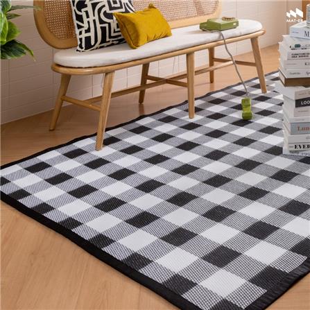 เสื่ออเนกประสงค์ MAT-ER GINGHAM 90x200 ซม. สีดำ_3