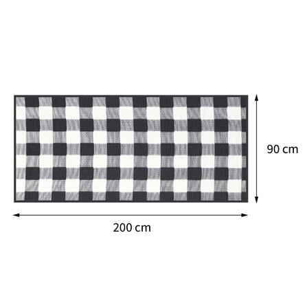 เสื่ออเนกประสงค์ MAT-ER GINGHAM 90x200 ซม. สีดำ_4