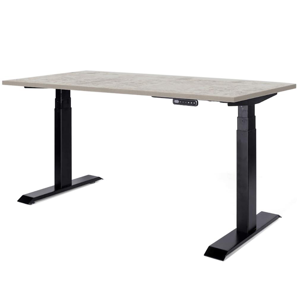 โต๊ะทำงานปรับระดับ ERGOTREND SIT 2 STAND GEN3 150 ซม. สี CONCRETE/ดำ