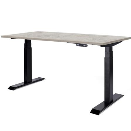 โต๊ะทำงานปรับระดับ ERGOTREND SIT 2 STAND GEN3 150 ซม. สี CONCRETE/ดำ_0