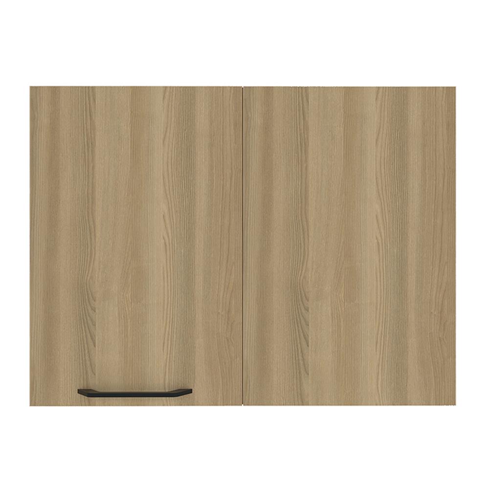 ตู้เข้ามุมขวา WPC PARAZZO ENZO มือจับดำ 80x60 ซม. สี เนเจอรัลโอ๊ค