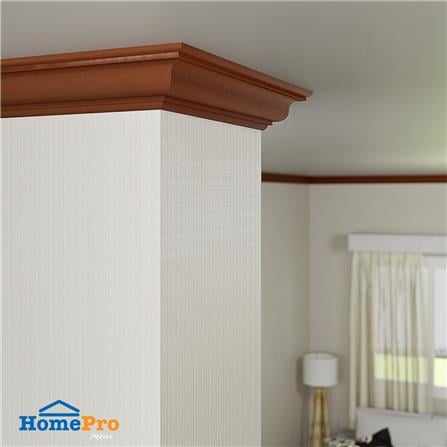 บัวฝ้า WPC CROBERN 10X200X1.5 ซม. สีไม้ประดู่แดง_4