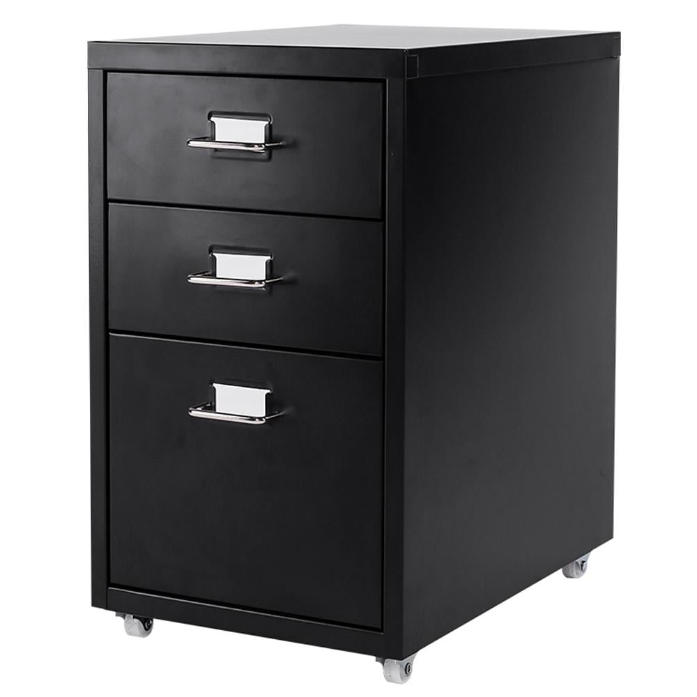 ตู้ลิ้นชักเหล็ก 3 ชั้น CTREND MOBILE PEDESTAL สีดำ