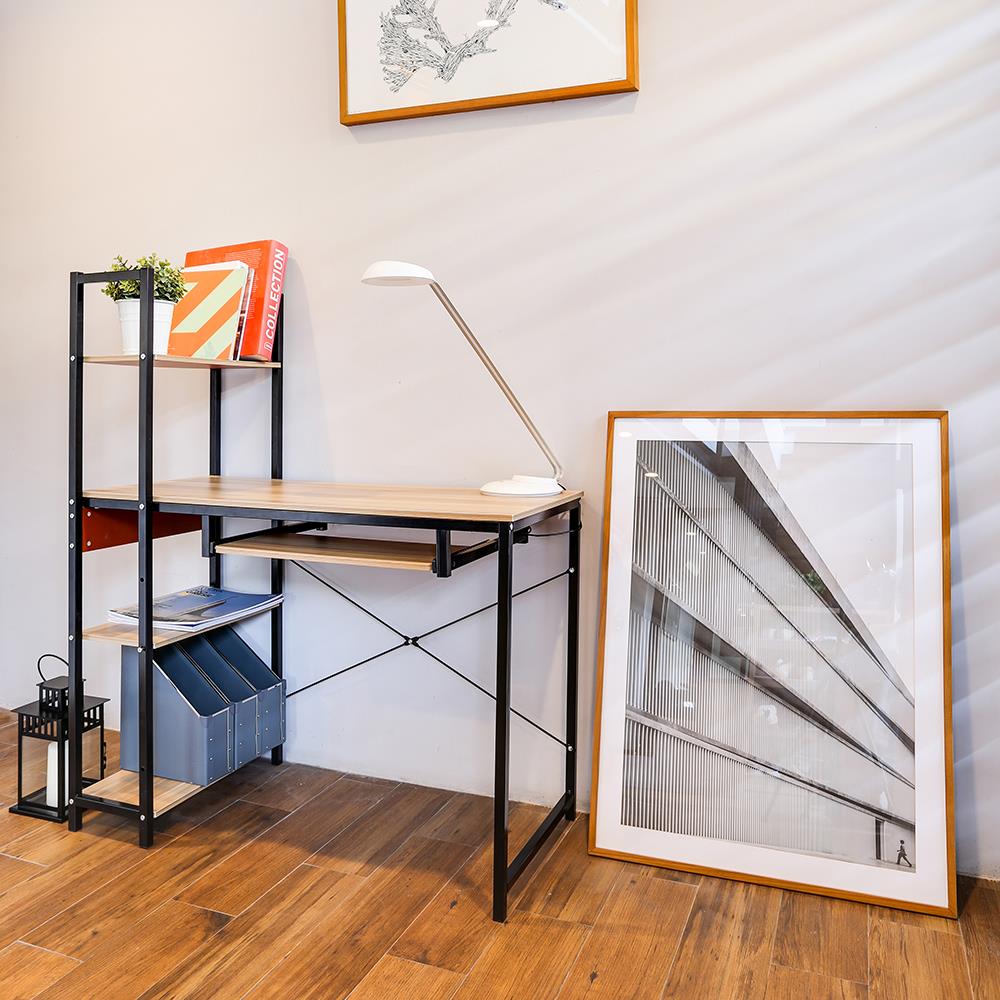 D.I.Y. โต๊ะทำงานไม้ CTREND 100 ซม. สีดำ