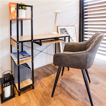 D.I.Y. โต๊ะทำงานไม้ CTREND 100 ซม. สีดำ_1