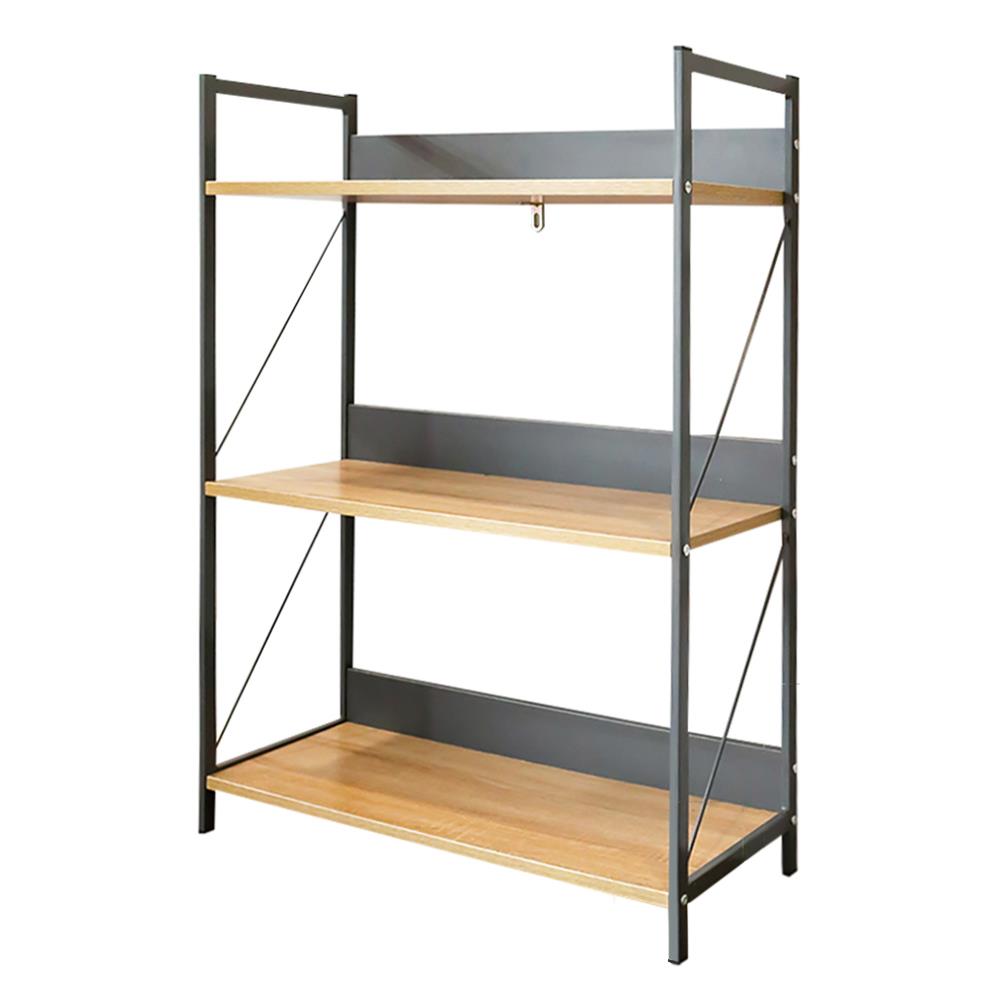 ชั้นวางของโล่ง 3 ชั้น CTREND GR-008 สีเทา