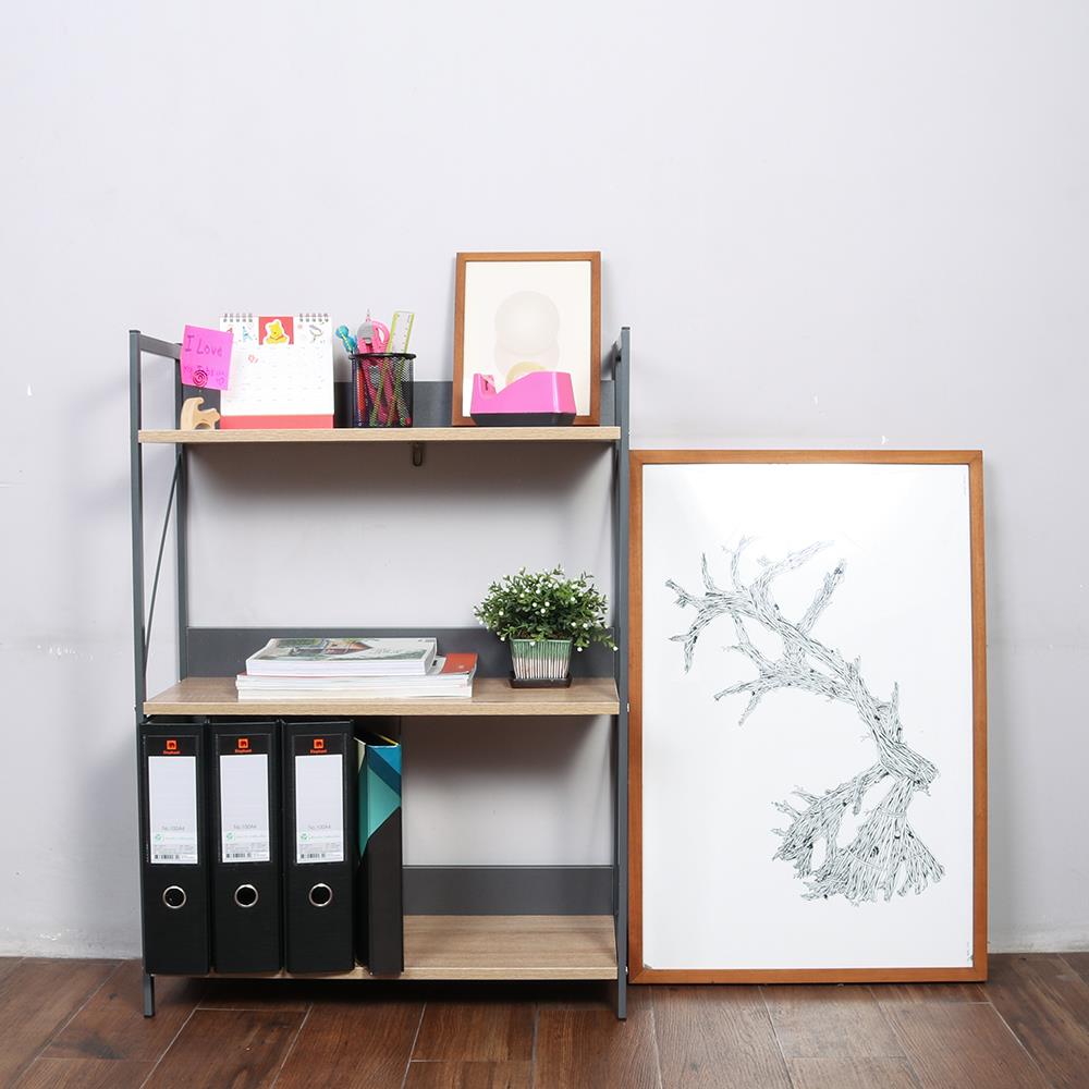 ชั้นวางของโล่ง 3 ชั้น CTREND GR-008 สีเทา