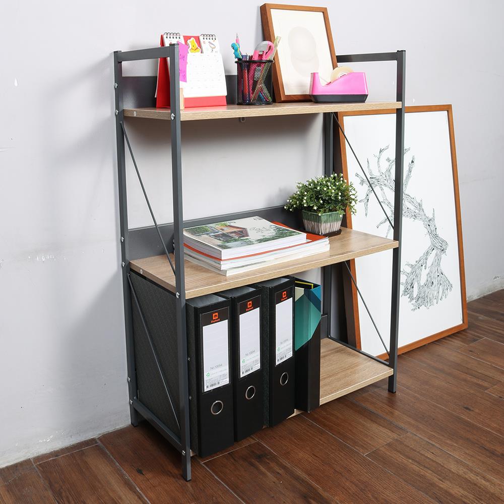 ชั้นวางของโล่ง 3 ชั้น CTREND GR-008 สีเทา