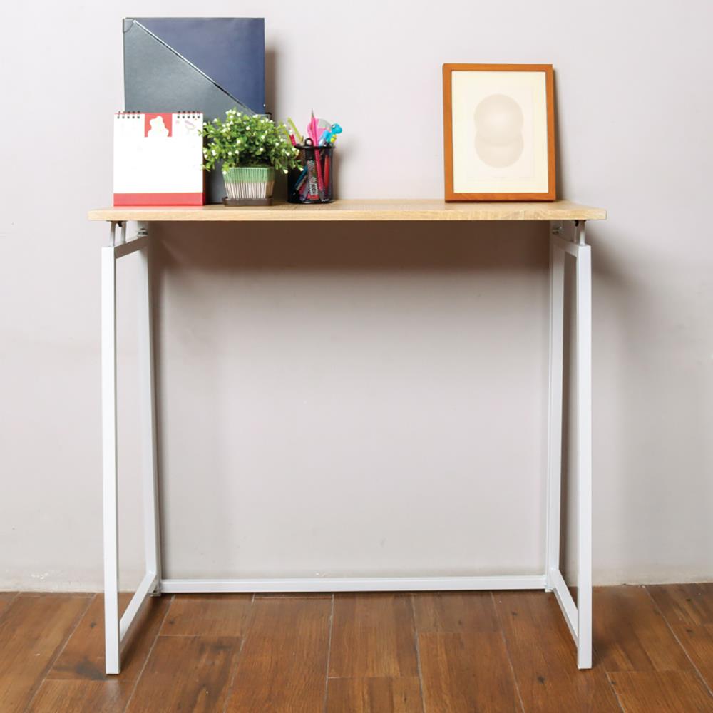 โต๊ะทำงานไม้ CTREND GR-010 80x42x74 ซม. สีขาว