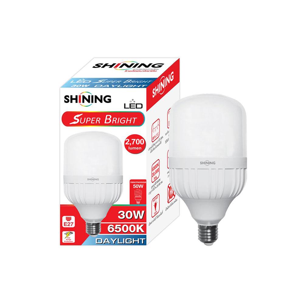 หลอด LED TOSHIBA SUPER BRIGHT DAYLIGHT E27 30 วัตต์