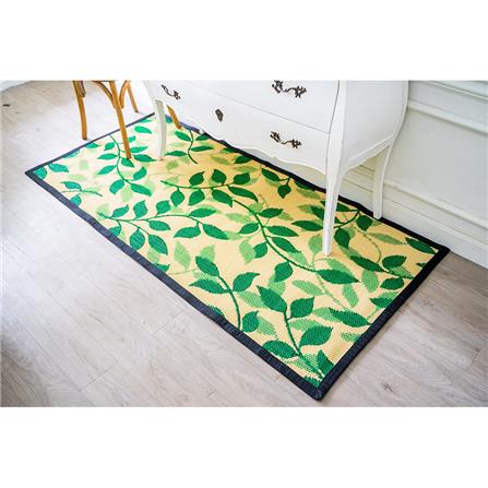 เสื่ออเนกประสงค์ MAT-ER LEAVES 90x200 ซม. สีเขียว/ครีม_3