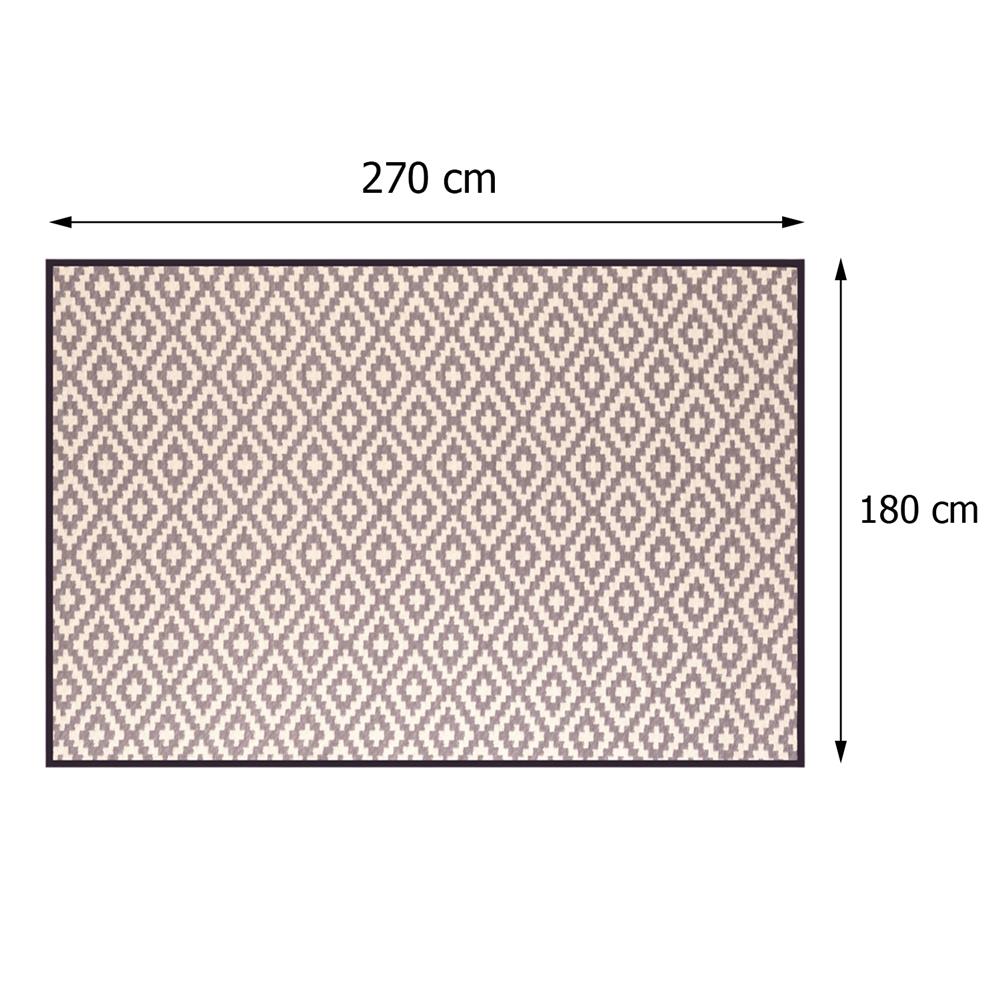 เสื่ออเนกประสงค์ MAT-ER MERRY MERRY 180x270 ซม. สีน้ำตาล/ครีม