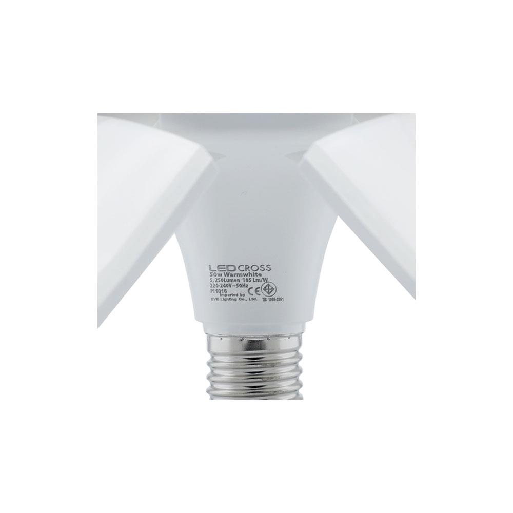 หลอด LED EVE CROSS WARMWHITE E27 50 วัตต์
