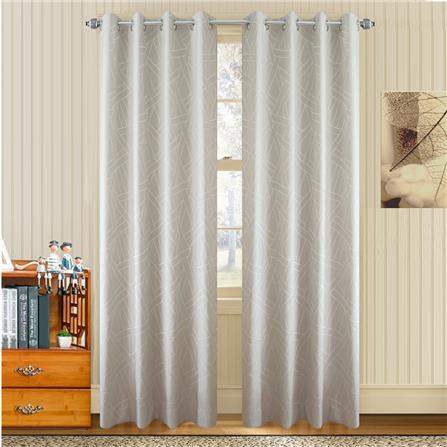 ผ้าม่าน EYELET HOME LIVING STYLE HAZA UV 150X220 ซม. สีเทา_5