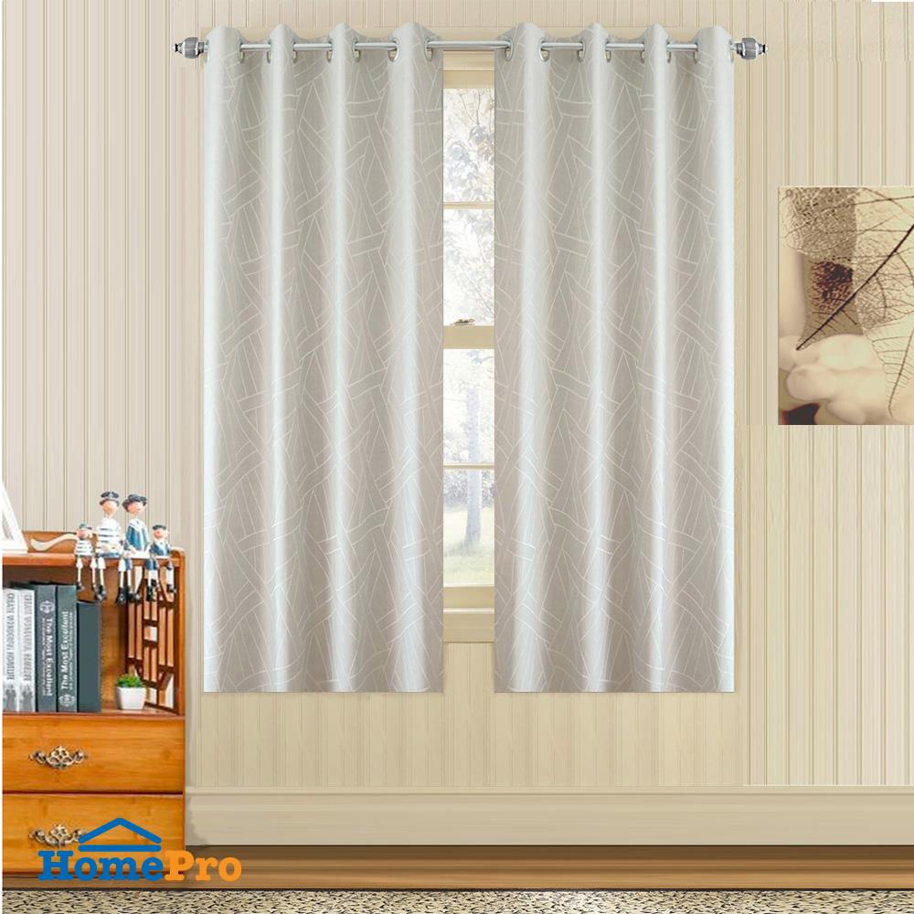 ผ้าม่าน EYELET HOME LIVING STYLE HAZA UV 150X160 ซม. สีเทา