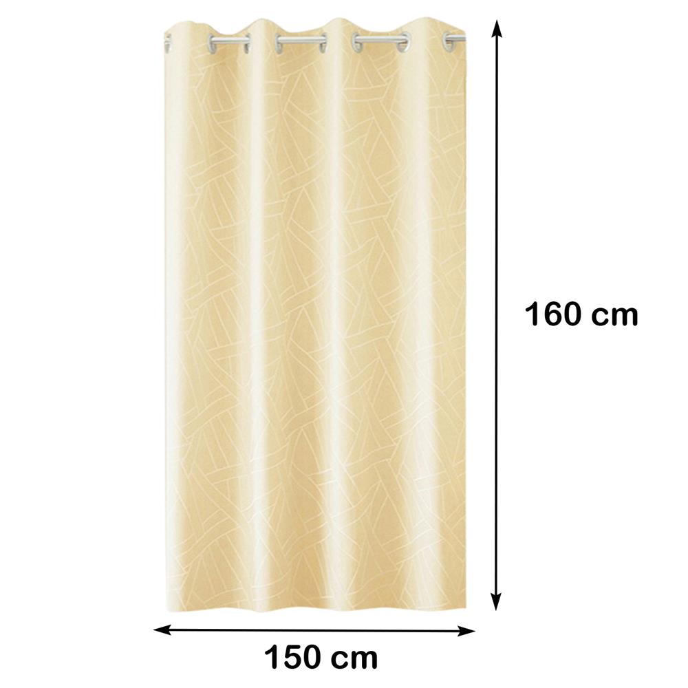 ผ้าม่าน EYELET HOME LIVING STYLE HAZA UV 150X160 ซม. สีครีม