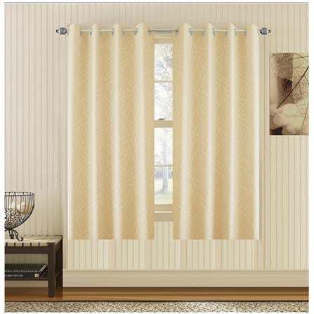 ผ้าม่าน EYELET HOME LIVING STYLE HAZA UV 150X160 ซม. สีครีม_5