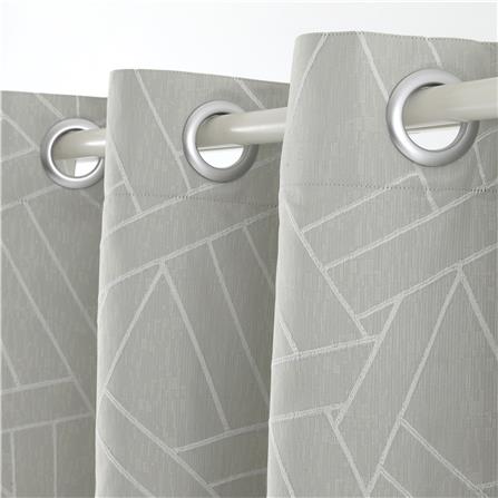 ผ้าม่าน EYELET HOME LIVING STYLE HAZA UV 150X250 ซม. สีเทา_2