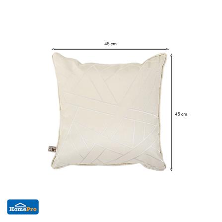 หมอนอิง HOME LIVING STYLE HAZA 18x18 นิ้ว สีครีม_5