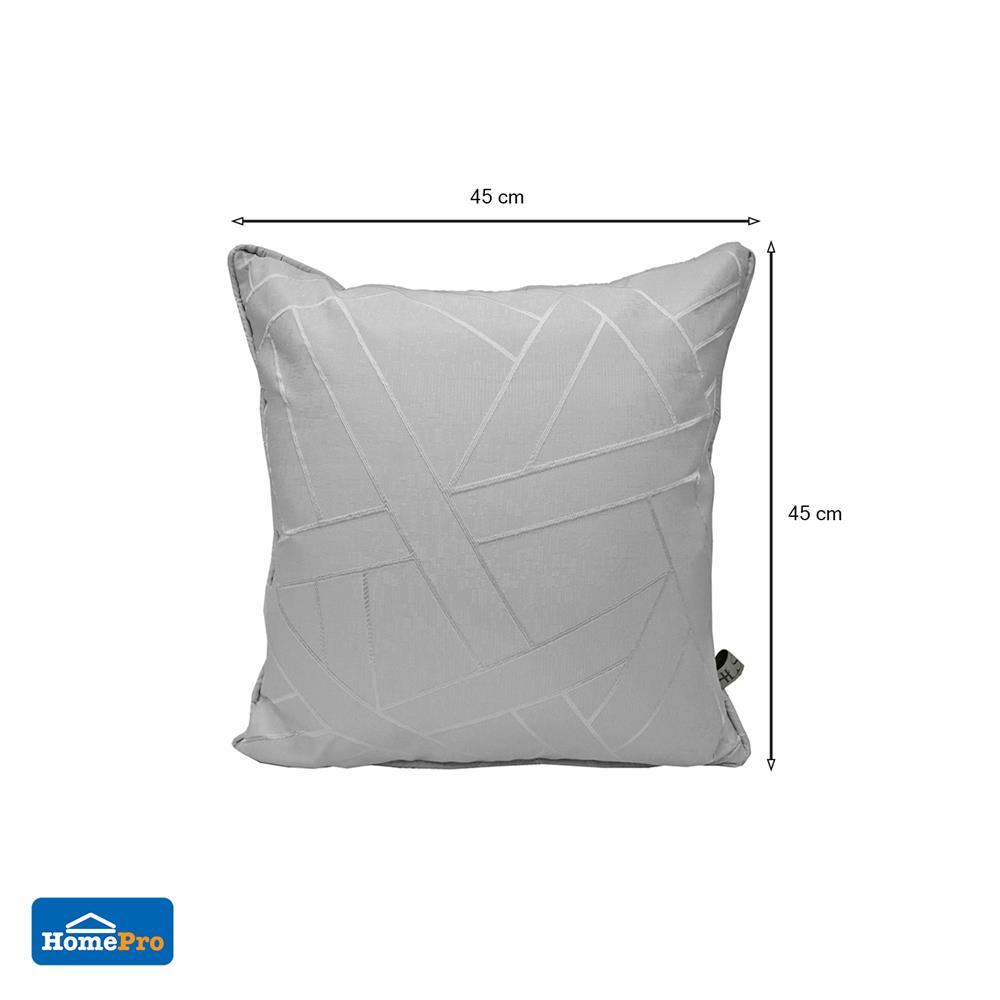 หมอนอิง HOME LIVING STYLE HAZA 18x18 นิ้ว สีเทา