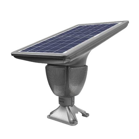 ไฟหัวเสา SOLAR LED LAMPTAN DELUXE 10 วัตต์ COOLWHITE สีเทา_1