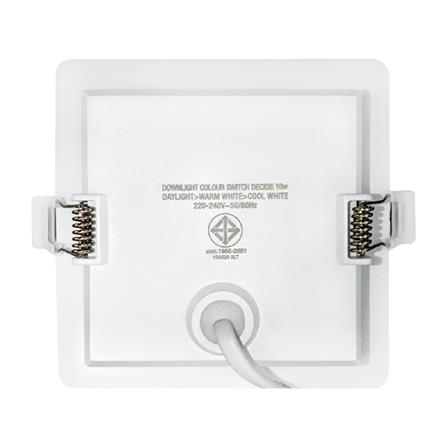 ดาวน์ไลท์ LED LAMPTAN COLOUR SWITCH DECIDE SQUARE 10 วัตต์ COOLWHITE/DAYLIGHT/WARMWHITE_1