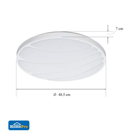 ไฟเพดาน LED CARINI ZY157 36 วัตต์ DAYLIGHT สีขาว 19 นิ้ว_5