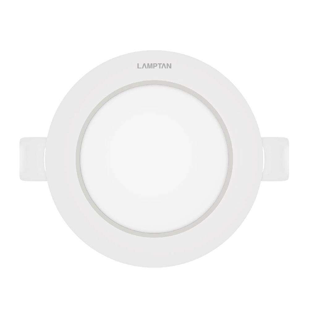 ดาวน์ไลท์ LED LAMPTAN COLOUR SWITCH DECIDE ROUND 6 วัตต์ COOLWHITE/DAYLIGHT/WARMWHITE 3 นิ้ว สีขาว กลม