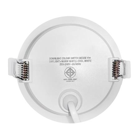 ดาวน์ไลท์ LED LAMPTAN COLOUR SWITCH DECIDE ROUND 10 วัตต์ COOLWHITE/DAYLIGHT/WARMWHITE_1