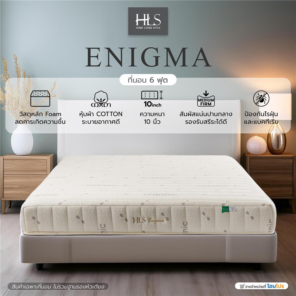 ที่นอน 6 ฟุต HOME LIVING STYLE ENIGMA