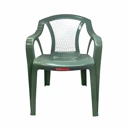 เก้าอี้พนักพิงแบบท้าวแขน ศรีไทยซุปเปอร์แวร์ CH-52 สีเขียว-ขาว_0