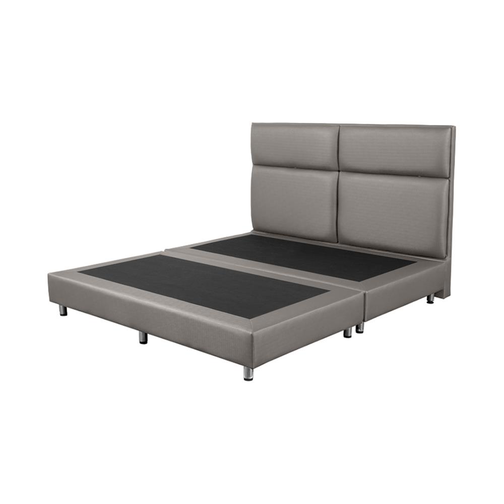 ฐานรองหัวเตียง 6 ฟุต HOME LIVING STYLE SQUARE สีเทาอ่อน