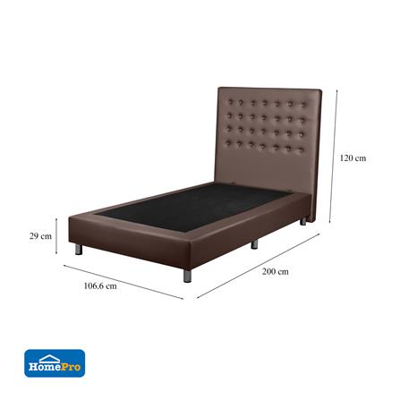 ฐานรองหัวเตียง 3.5 ฟุต HOME LIVING STYLE DIAMOND สีน้ำตาลเข้ม_5