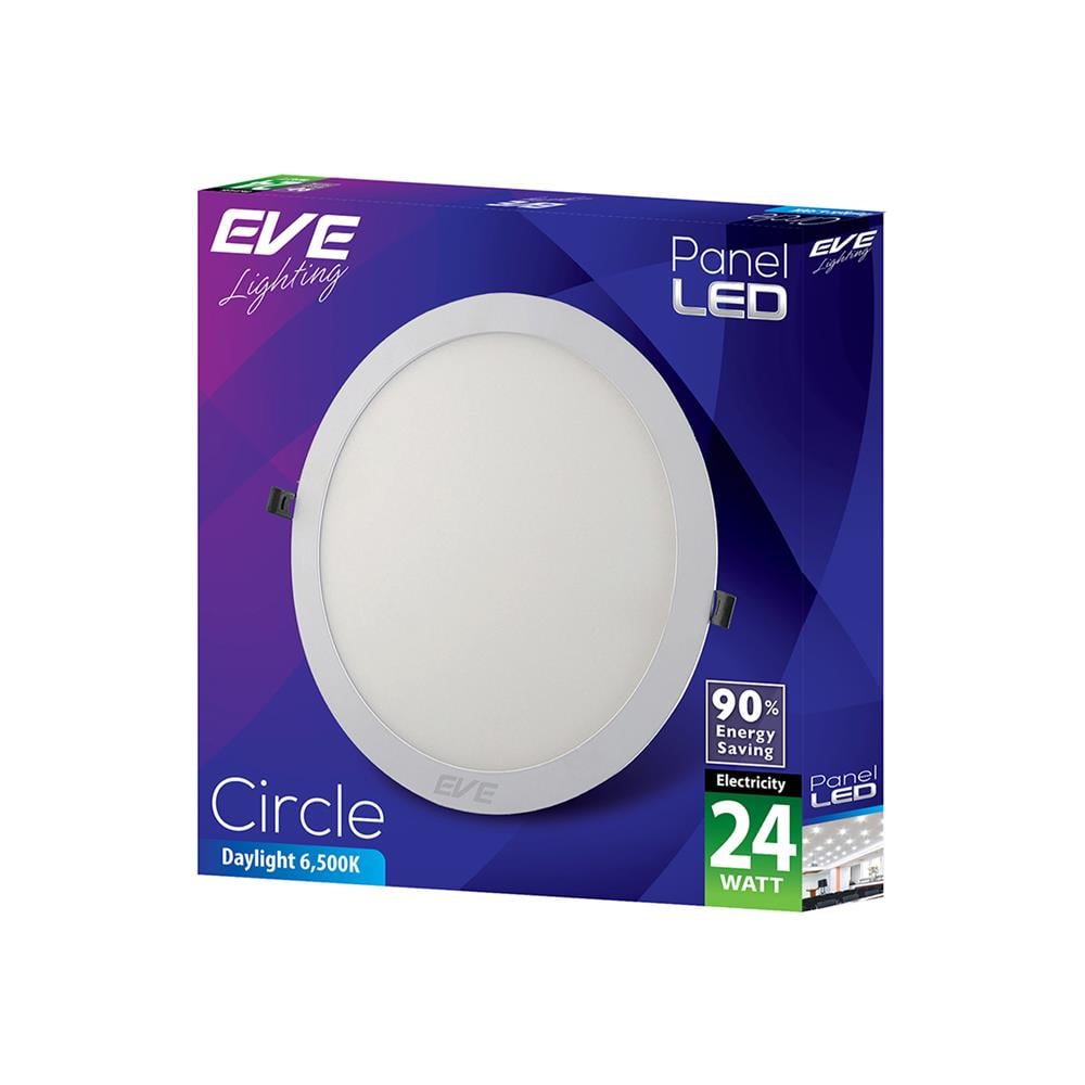 ดาวน์ไลท์ LED EVE 577527 24 วัตต์ DAYLIGHT 12 นิ้ว สีขาว กลม