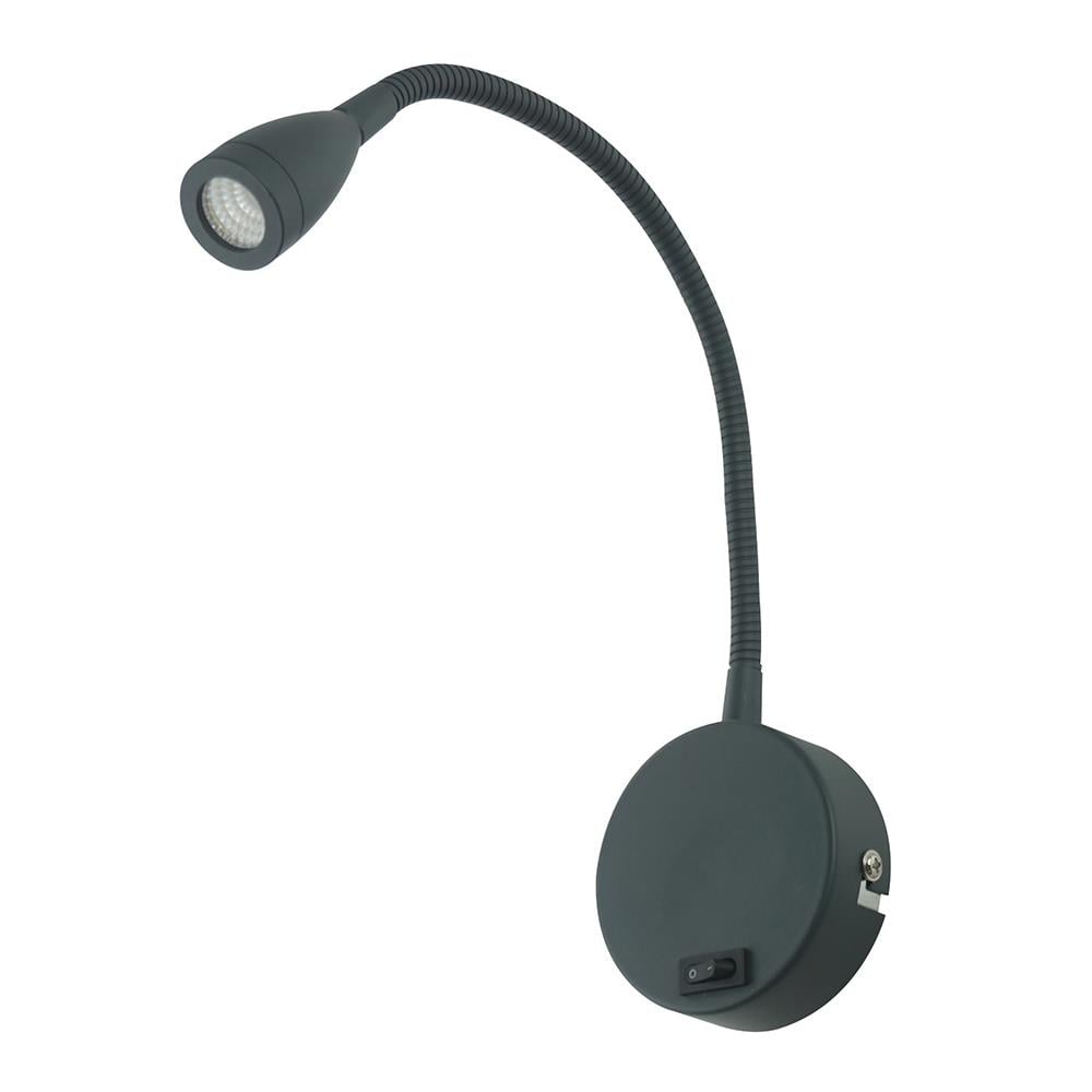 ไฟกิ่งใน LED CARINI VW0449-1 3 วัตต์ COOLWHITE 1 หัว สีเทาเข้ม