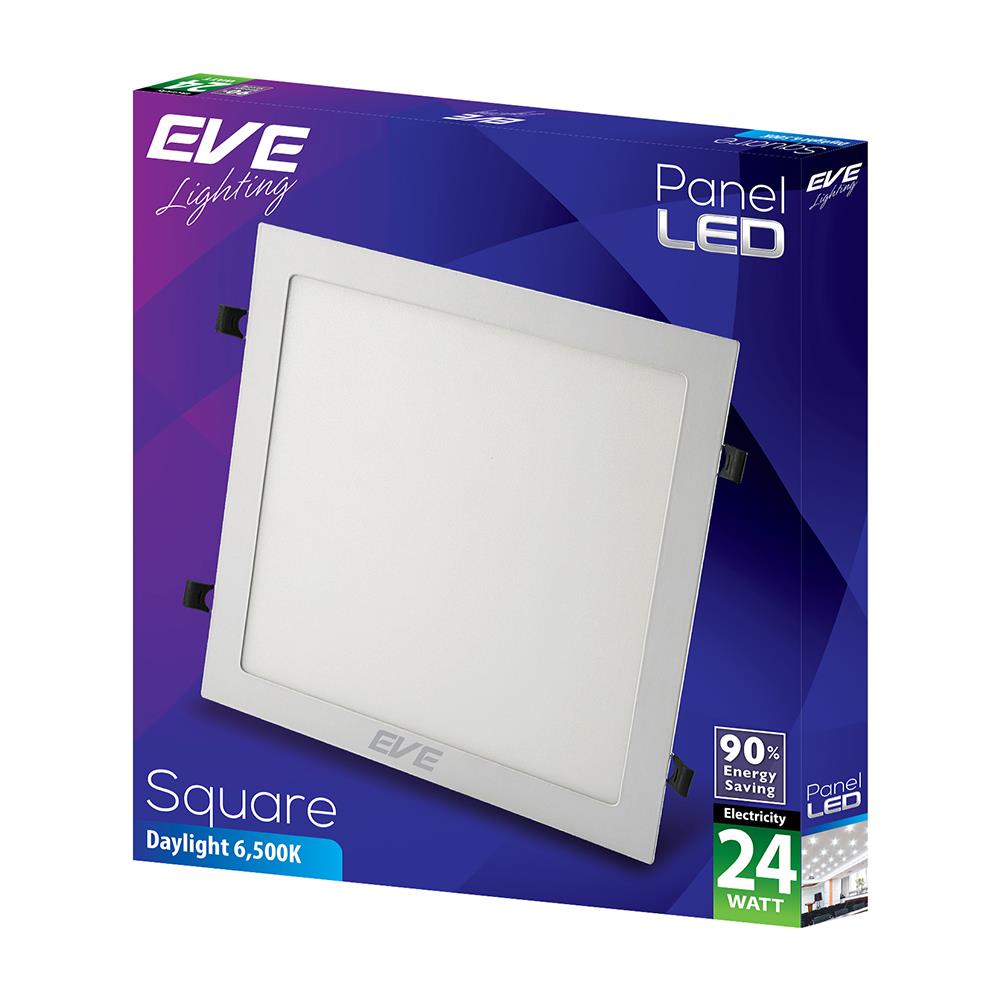 ดาวน์ไลท์ LED EVE 577565 24 วัตต์ DAYLIGHT 12 นิ้ว เหลี่ยม